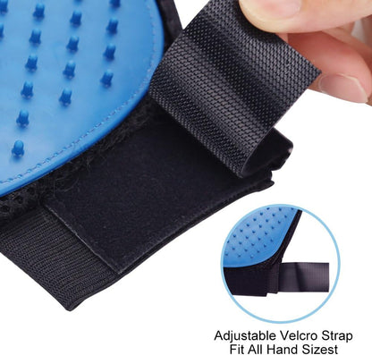 Pet Grooming Gloves 1 Pair Deshedding Mitt for Dogs Cats Bath Massage