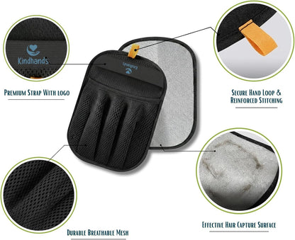 2PCS Reusable Best Pet Hair Remover Glove for Laundry Couch & Furniture Reusable Dog & Cat Grooming Glove Removes Fur from Clothes & Car