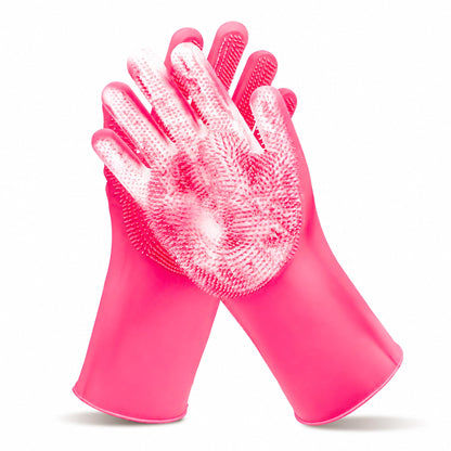 Pet Grooming Gloves—Dog Washing Gloves with High-Density Teeth