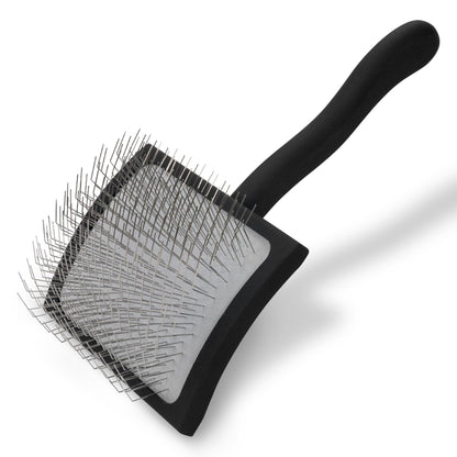 Chris Christensen Big G Dog Slicker Brush for Dogs (Goldendoodles, Labradoodles, Poodles), Groom Like a Professional, Fluff Detangle Style, Saves Time Energy, Teal, Large