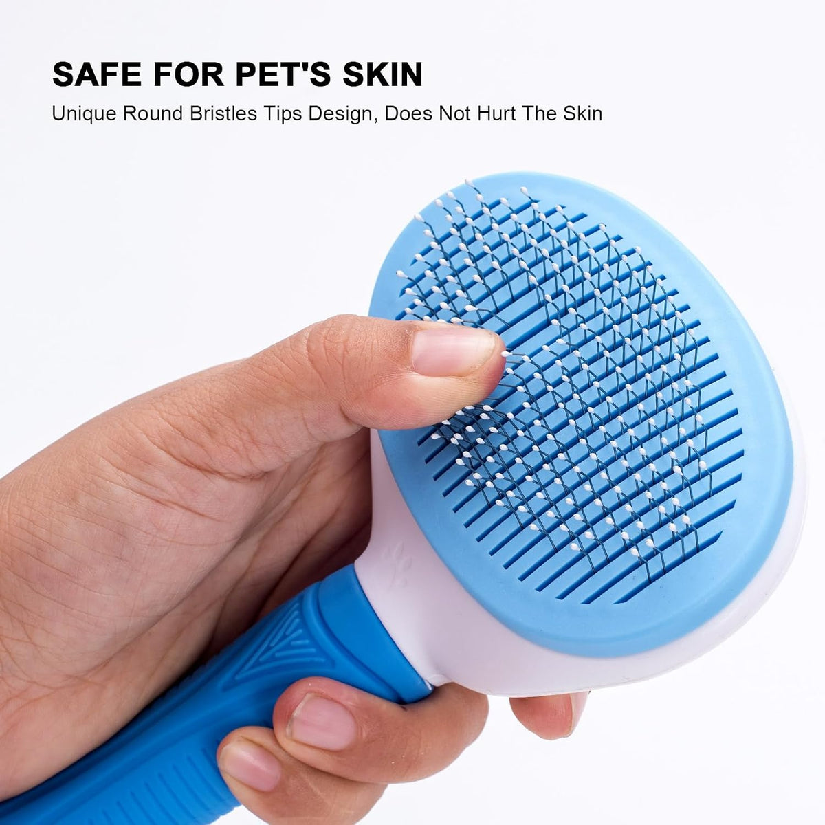 Aogeili Self-Clean Slicker Brush for Dogs Cats, Deshedding Grooming Tool