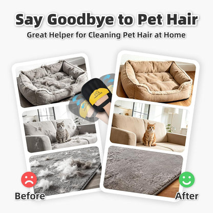 2Pcs Pet Hair Removal Glove for Dogs & Cats, Electrostatic Pet Hair Remover