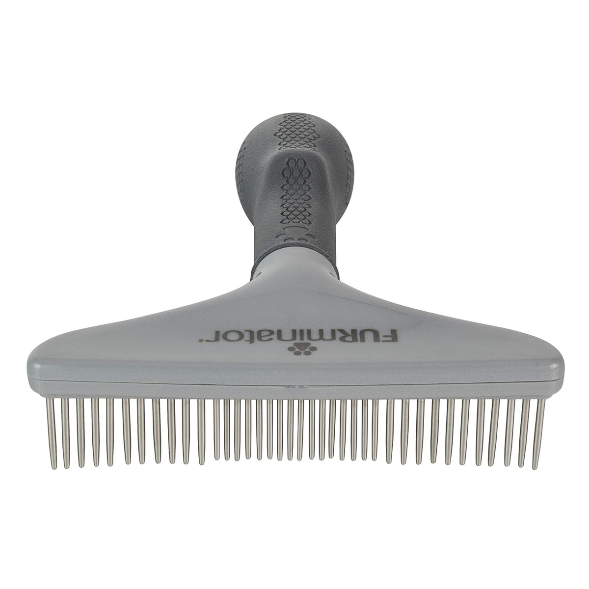 FURminator Grooming Rake Tool for Dogs & Cats With Thick Coats