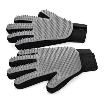 NVNAN 5-Piece Dog Grooming Brush Set with Grooming Gloves
