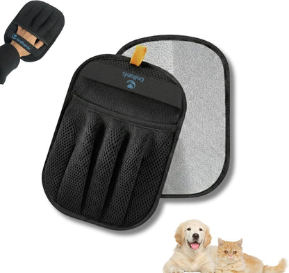 2PCS Reusable Best Pet Hair Remover Glove for Laundry Couch & Furniture Reusable Dog & Cat Grooming Glove Removes Fur from Clothes & Car