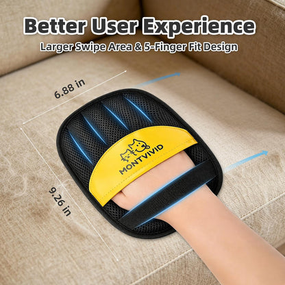 2Pcs Pet Hair Removal Glove for Dogs & Cats, Electrostatic Pet Hair Remover