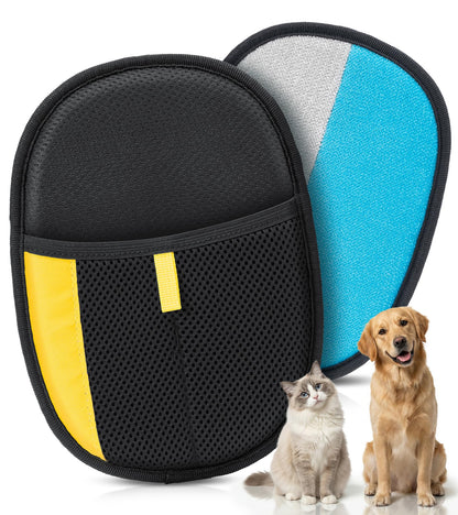 Pet Hair Removal Glove for Cat & Dog, Reusable Electrostatic Hair Remover